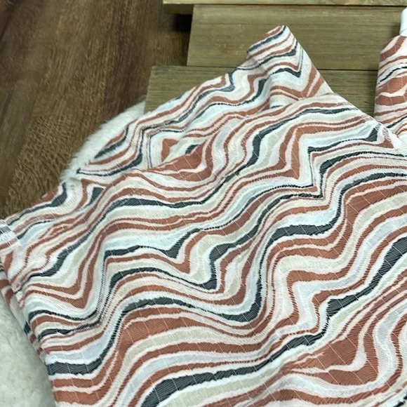 SOLD Nike NWT Yoga Luxe Fit & Flare Full Length Tight Fit Pants White Rust - Picture 6 of 10